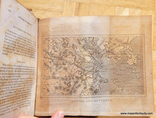 Load image into Gallery viewer, Genuine-Antique-Book-with-Maps-Bowen's-Picture-of-Boston-or-the-Citizen's-and-Stranger's-Guide-to-the-Metropolis-of-Massachusetts-and-Its-Environs-to-Which-is-Affixed-the-Annals-of-Boston-Embellished-with-Engravings-1838-Abel-Bowen-Maps-Of-Antiquity