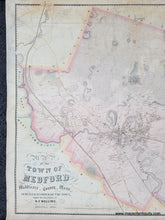 Load image into Gallery viewer, Genuine-Antique-Wall-Map-Map-of-the-Town-of-Medford-Middlesex-County-Mass--1855-Walling-Maps-Of-Antiquity