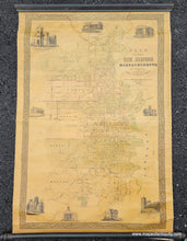Load image into Gallery viewer, Genuine-Antique-Wall-Map-Plan-of-the-City-of-New-Bedford-Massachusetts-1850-Collins-Clark-Maps-Of-Antiquity