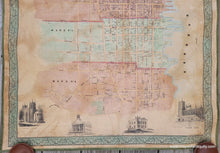 Load image into Gallery viewer, Genuine-Antique-Wall-Map-Plan-of-the-City-of-New-Bedford-Massachusetts-1850-Collins-Clark-Restored-Cleaned-Maps-Of-Antiquity