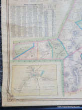 Load image into Gallery viewer, Genuine-Antique-Map-Map-of-the-Town-of-Wrentham-Norfolk-County-Massachusetts-1851-Walling-Maps-Of-Antiquity