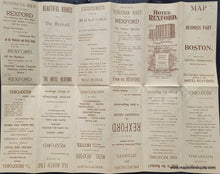 Load image into Gallery viewer, Genuine-Antique-Map-Map-of-Boston-published-by-Hotel-Rexford-with-Compliments-1899-Walker-Maps-Of-Antiquity