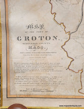 Load image into Gallery viewer, Genuine-Antique-Wall-Map-Map-of-the-Town-of-Groton-Middlesex-County-Massachusetts-Caleb-Butler-1831-Maps-Of-Antiquity