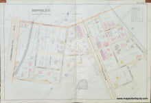 Load image into Gallery viewer, Genuine-Antique-Map-Plate-1-Brookline-Mass--1893-Richards-Maps-Of-Antiquity