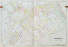 Load image into Gallery viewer, Genuine-Antique-Map-Plate-4-Brookline-Mass--1893-Richards-Maps-Of-Antiquity