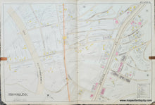 Load image into Gallery viewer, Genuine-Antique-Map-Plate-13-Brookline-Mass--1893-Richards-Maps-Of-Antiquity