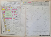 Load image into Gallery viewer, Genuine-Antique-Map-Plate-23-East-Boston---Part-of-Wards-1-2-City-of-Boston-Boston-Ward-Maps--1912-Bromley-Maps-Of-Antiquity-1800s-19th-century