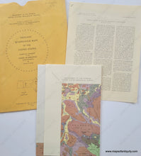 Load image into Gallery viewer, 1964 - Surficial Geology Of The Salem Quadrangle Massachusetts Vintage Map Geologic