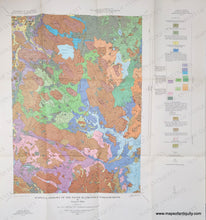 Load image into Gallery viewer, 1964 - Surficial Geology Of The Salem Quadrangle Massachusetts Vintage Map Geologic