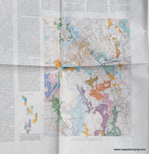 Load image into Gallery viewer, 1958 - Surficial Geology Of The Lawrence Quadrangle Massachusetts Antique Map Genuine Vintage