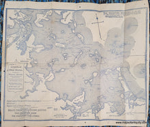 Load image into Gallery viewer, Genuine-Antique-Map-Correct-Map-of-Boston-Harbor-giving-Route-and-Official-Summer-Time-Table-of-the-Nantasket-Beach-Steamboat-Co-Commencing-July-1-1896--1896-Bouve-Crawford-Co--Maps-Of-Antiquity