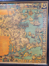 Load image into Gallery viewer, 1930 - Map of Massachusetts, The Old Bay State - Genuine Antique Map