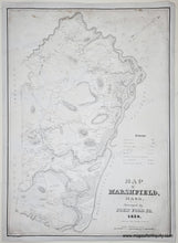 Load image into Gallery viewer, Genuine-Antique-Map-Map-of-Marshfield-Mass-Surveyed-by-John-Ford-Jr-1838-1838-Thomas-Moore-Lithography-Maps-Of-Antiquity