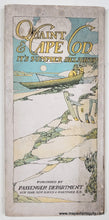 Load image into Gallery viewer, 1909 - Automobile Map of Barnstable County, Cape Cod Mass. - Quaint Cape Cod & Its Summer Delights - Antique Tourism Booklet with Road Map