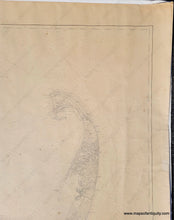 Load image into Gallery viewer, 1872/1902 - Cape Cod Bay Massachusetts Coast Chart 110 Antique Genuine Nautical