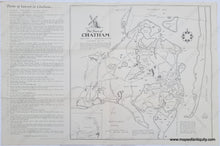 Load image into Gallery viewer, Antique-Map-The-Town-of-Chatham-Cape-Cod-Massachusetts-Incorporated-June-11-1712-US-Massachusetts-1948-William-Miller/Chatham-Chamber-of-Commerce-Maps-Of-Antiquity