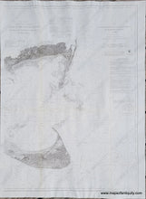 Load image into Gallery viewer, UnColored-Antique-Coastal-Chart--Chart-No.-12-From-Monomoy-and-Nantucket-Shoals-to-Muskeget-Channel-Mass.-US-Massachusetts-Cape-Cod-and-Islands-1860-U.S.-Coast-Survey-Maps-Of-Antiquity