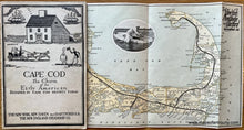 Load image into Gallery viewer, Antique-Map-Cape-Cod-New-York-New-Haven-Hartford-Railroad-1931-1930s-Massachusetts-Maps-of-Antiquity