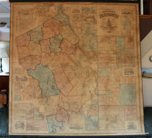 Load image into Gallery viewer, Antique-Wall-Map-Map-of-the-County-of-Plymouth-Massachusetts--Plymouth-County-Wall-Maps-1857-Walling/Smith-Maps-Of-Antiquity