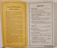 Load image into Gallery viewer, Antique-Folding-Road-Map-Without-Cover-Welcome-to-Cape-Cod-Road-Map-and-Directory-Cape-Cod-General-Road-Map-c.-1930s-Cape-Cod-Chamber-of-Commerce-Maps-Of-Antiquity
