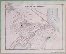 Load image into Gallery viewer, Antique-Hand-Colored-Map-North-Chelmsford-Massachusetts-Middlesex--1875-Beers-Maps-Of-Antiquity