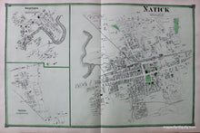 Load image into Gallery viewer, 1875 - Natick (Town) (MA) - Antique Map