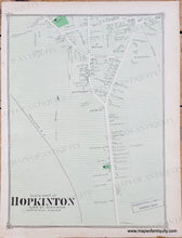 Load image into Gallery viewer, 1875 - Hopkinton, North and South, Woodville, Hayden Row (MA) - Antique Map