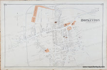 Load image into Gallery viewer, 1875 - Hopkinton, North and South, Woodville, Hayden Row (MA) - Antique Map