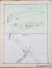 Load image into Gallery viewer, 1875 - Hopkinton, North and South, Woodville, Hayden Row (MA) - Antique Map
