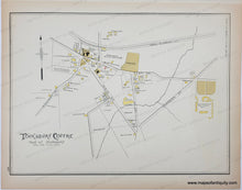 Load image into Gallery viewer, Antique map with original colors of yellow, pink, blue, and green. Antique-Map-Woburn-(MA)-Massachusetts--1889-Walker-Maps-Of-Antiquity