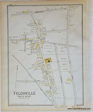 Load image into Gallery viewer, Antique-Hand-Colored-Map-So.-Lincoln/Part-of-Natick/Felchville-(MA)-United-States-Massachusetts-1889-Walker-Maps-Of-Antiquity