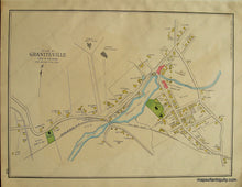Load image into Gallery viewer, 1889 - Shirley/Westford (Ma) Antique Map Genuine Hand-Colored