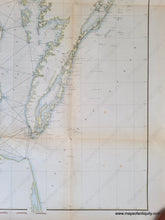 Load image into Gallery viewer, 1855 - Chesapeake Bay Sketch C Section No. Iii Antique Chart Genuine Report