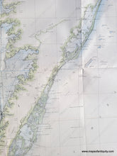 Load image into Gallery viewer, 1875 - Chesapeake Bay Sketch C Section No. Iii Antique Chart Genuine Report