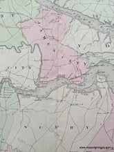 Load image into Gallery viewer, 1864 - Map Of The Vicinity Richmond And Peninsular Campaign In Virginia Antique Genuine Hand-Colored