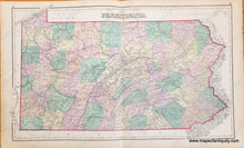 Load image into Gallery viewer, Antique-Hand-Colored-Map-Pennsylvania-Philadelphia-Gray's-Atlas-City-of-Baltimore-United-States-Maryland-1874-Gray-Maps-Of-Antiquity