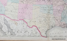 Load image into Gallery viewer, 1872 - Map of the United States and Territories - Antique Map