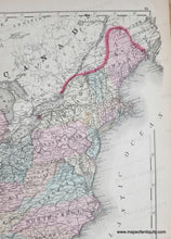 Load image into Gallery viewer, 1872 - Map of the United States and Territories - Antique Map
