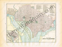 Load image into Gallery viewer, Antique-Map-Pittsburgh-Allegheny-City-North-Side-Cram-1894