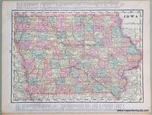 Load image into Gallery viewer, Antique-Printed-Color-Map-Virginia-and-West-Virginia-verso:-Illinois-and-Iowa-******-North-America-Mid-Atlantic-Midwest-1900-Cram-Maps-Of-Antiquity
