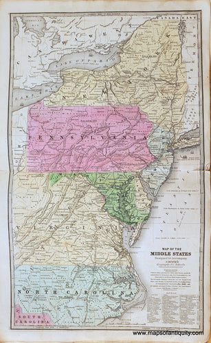 Genuine-Antique-Map-Map-of-the-Middle-States-1839-Smith-Paine-Burgess-Maps-Of-Antiquity