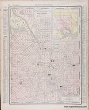 Load image into Gallery viewer, Genuine-Antique-Map-Rand-McNally-Co-s-Map-of-the-Main-Portion-of-Baltimore-Verso-Maryland-and-Delaware-1895-Rand-McNally-Maps-Of-Antiquity