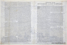 Load image into Gallery viewer, 1682 - Holy Land at the Time of Christ - Het Beloofde Landt Canaan door wandelt van onsen Salichmaecker Iesu Christo, neffens syne Apostelen. - Antique Map