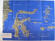Load image into Gallery viewer, 1944 - Celebes Netherlands Indies Indonesia / Wwii Newsmap Antique Map Genuine Military Lithographed