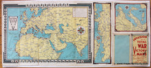 Load image into Gallery viewer, 1942 - Invasion And Total War Victory Maps World Ii Antique Map Printed-Color Folding