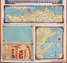 Load image into Gallery viewer, 1942 - Invasion And Total War Victory Maps World Ii Antique Map Printed-Color Folding