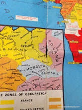 Load image into Gallery viewer, Antique-Printed-Color-Map-Dated-Events-War-Map-1945-C.-C.-Petersen-Shaw-Barton-Inc.-WWII-World-War-II-1940s-1900s-20th-century-Maps-of-Antiquity