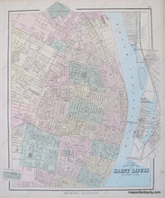 Load image into Gallery viewer, 1881 - St Louis Antique Map Genuine Hand-Colored