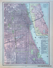 Load image into Gallery viewer, Antique-map-United-States-US-Illinois-Chicago--Cram-1900
