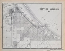 Load image into Gallery viewer, Antique-Printed-Color-Map-Map-of-the-City-of-Milwaukee-and-Bay-View-Wis.-Verso:-City-of-Superior-Wis.-North-America-Midwest-1900-Cram-Maps-Of-Antiquity